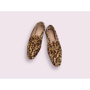 STUART WEITZMAN Animal Print Calf Hair Loafers Flats Size 7